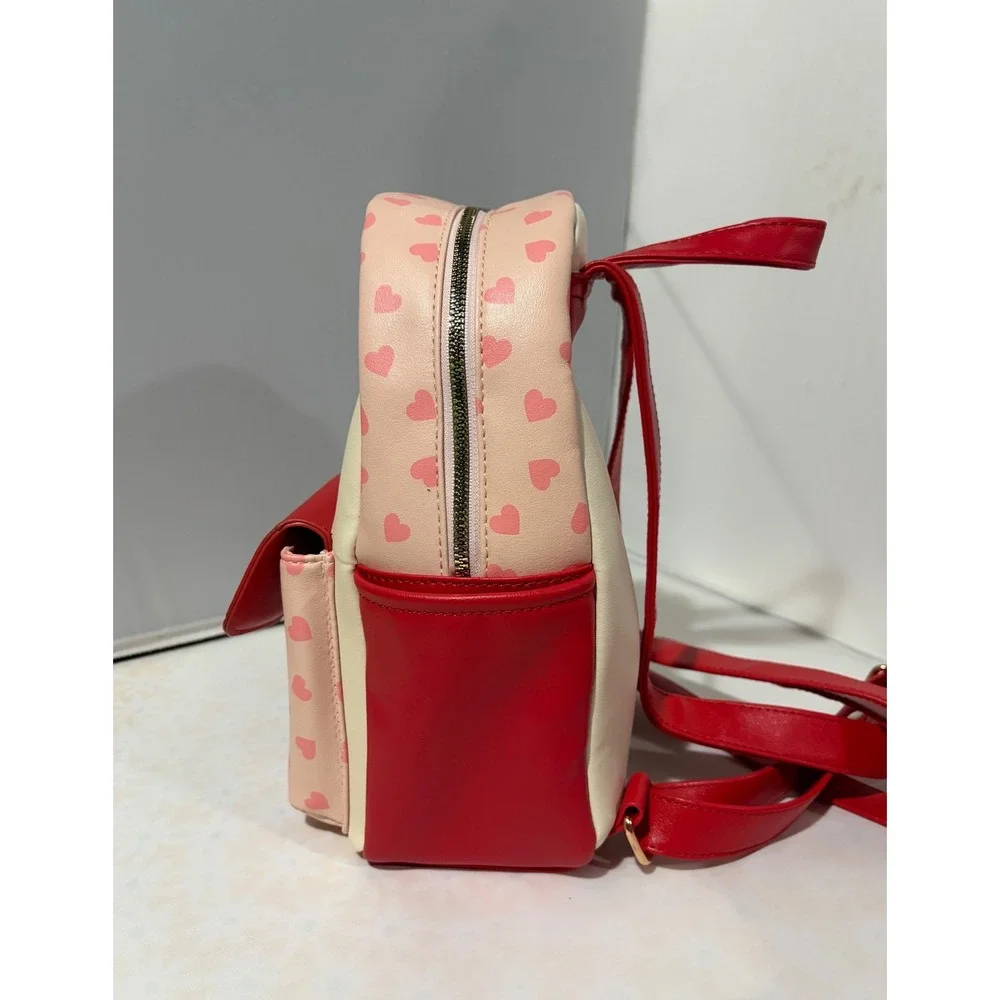 Disney Her Universe Mickey Minnie Mouse Valentine Heart Mini Backpack